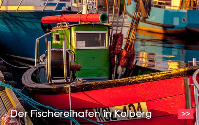 Fischereihafen in Kolberg