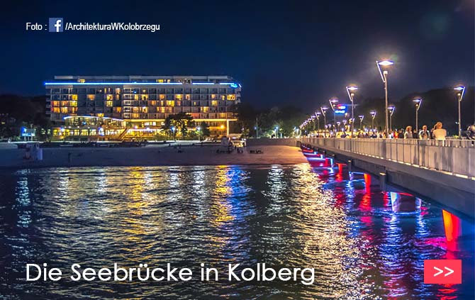 Die Seebrucke in Kolberg